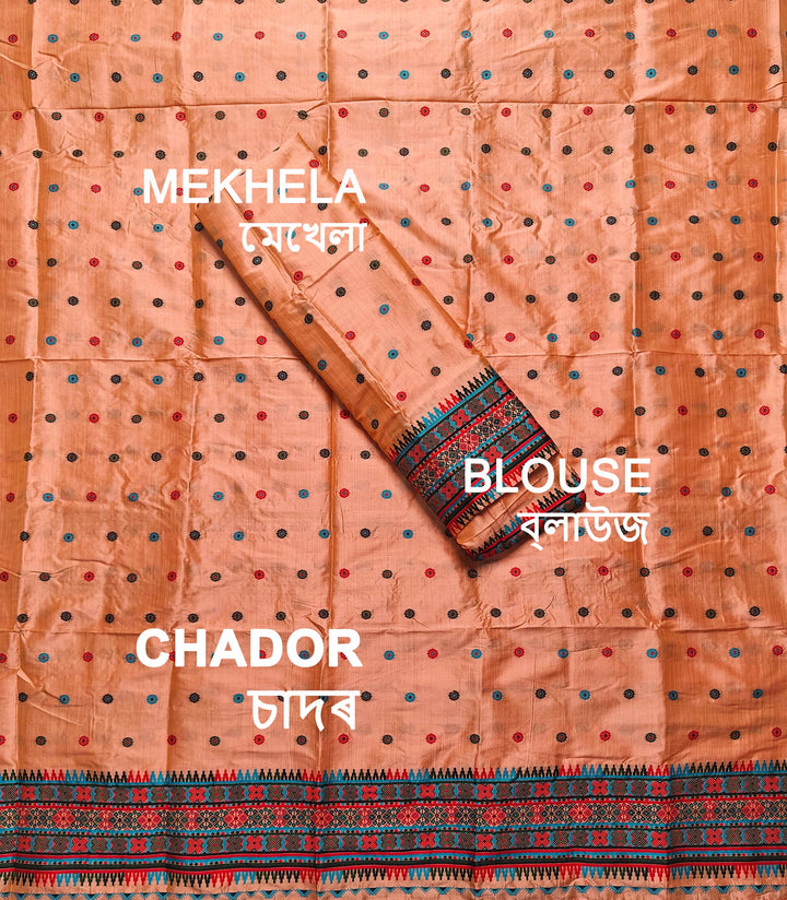 Premium Bhagalpuri Art Toss* Mekhela Sador