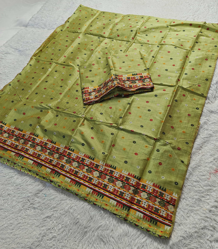 Premium Bhagalpuri Art Toss* Mekhela Sador