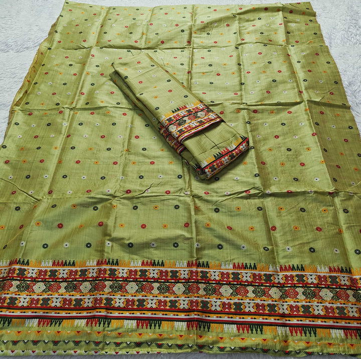 Premium Bhagalpuri Art Toss* Mekhela Sador