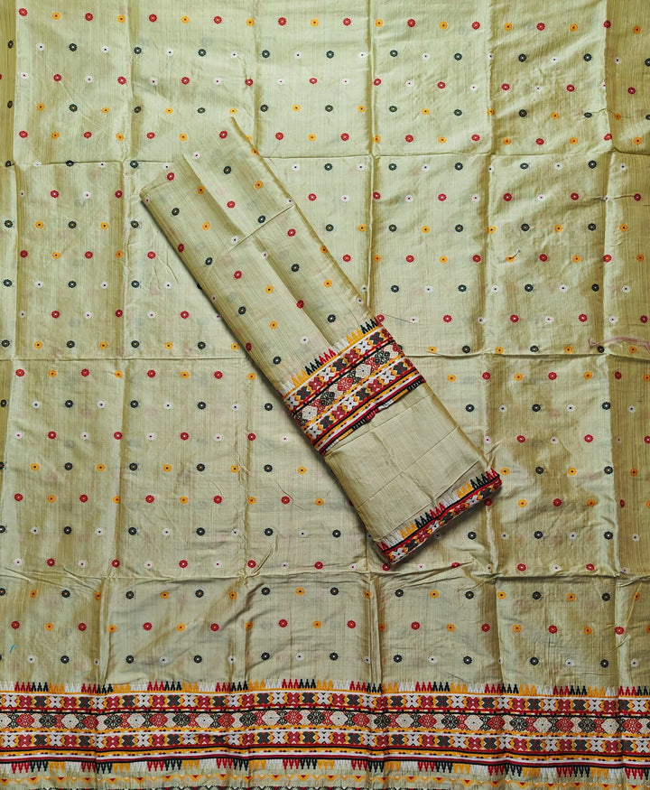 Premium Bhagalpuri Art Toss* Mekhela Sador