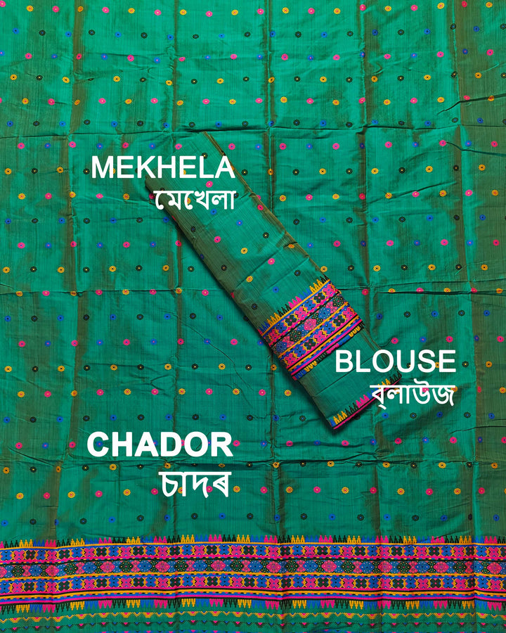Premium Bhagalpuri Art Toss* Mekhela Sador