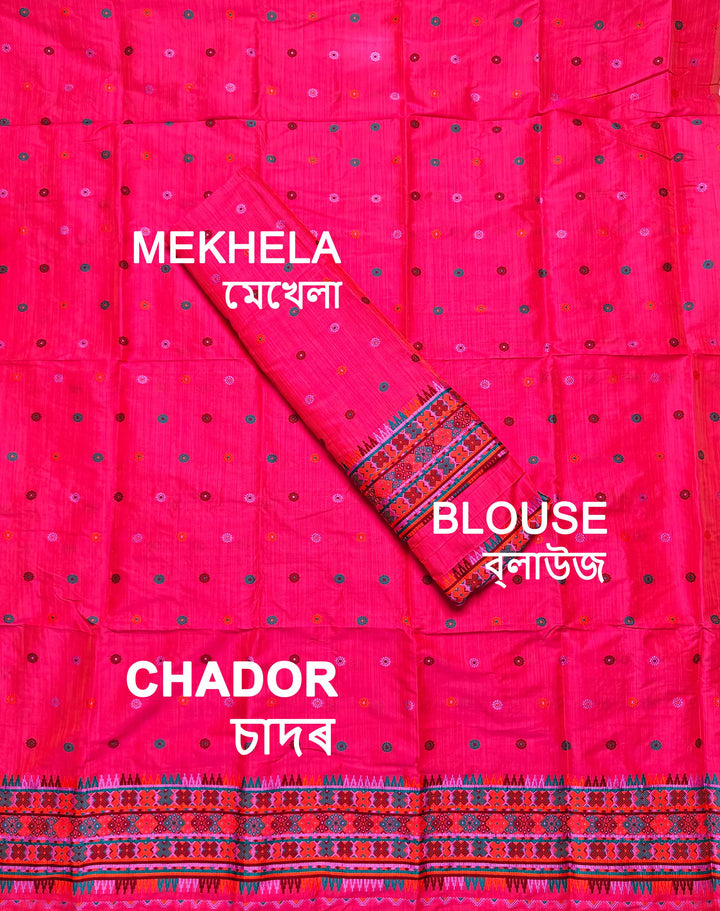 Premium Bhagalpuri Art Toss* Mekhela Sador