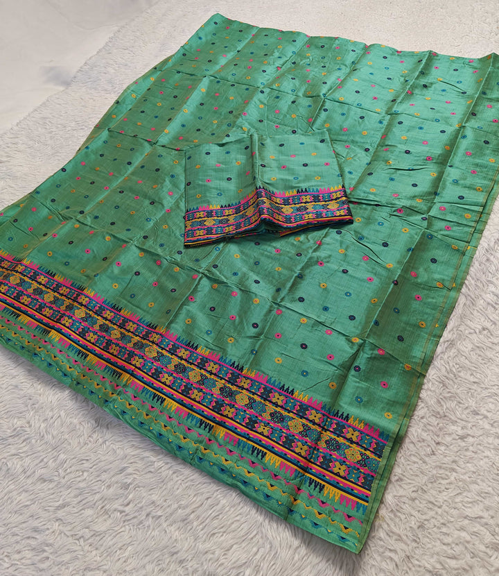 Premium Bhagalpuri Art Toss* Mekhela Sador