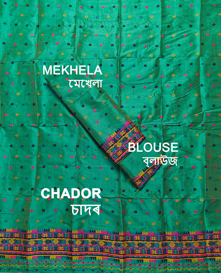 Premium Bhagalpuri Art Toss* Mekhela Sador