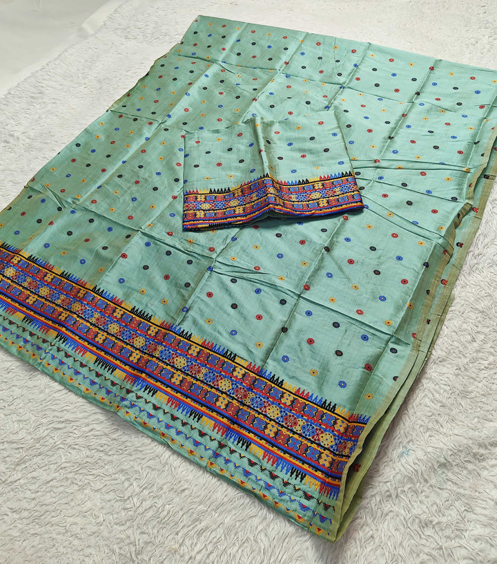Premium Bhagalpuri Art Toss* Mekhela Sador