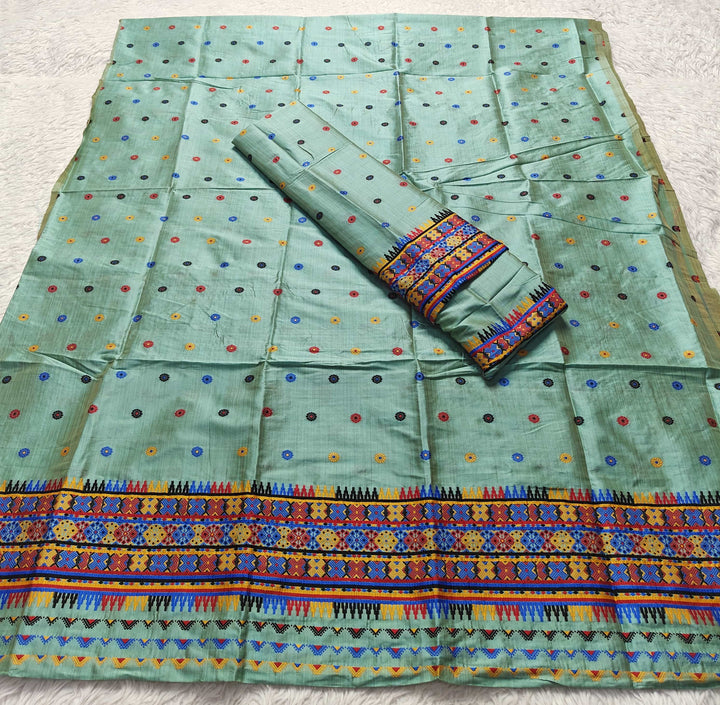 Premium Bhagalpuri Art Toss* Mekhela Sador
