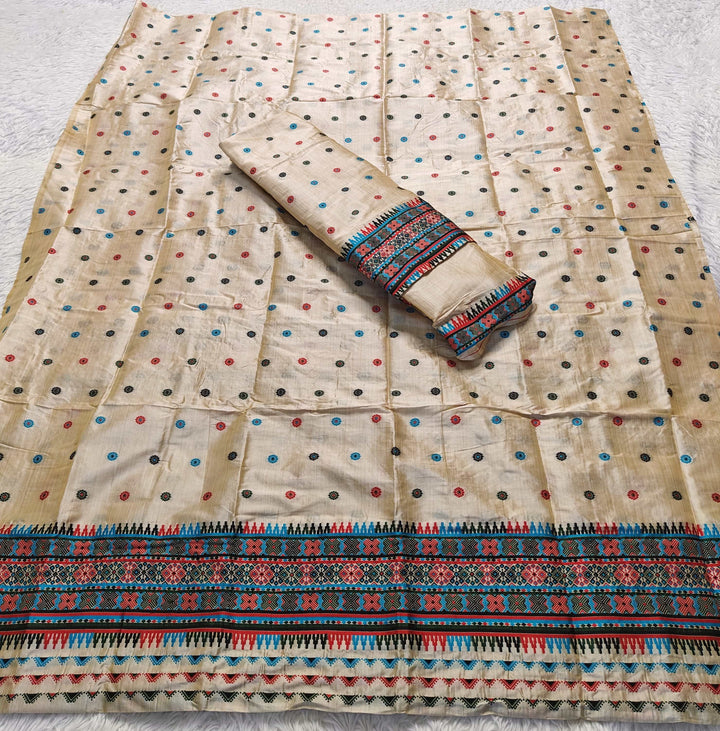 Premium Bhagalpuri Art Toss* Mekhela Sador