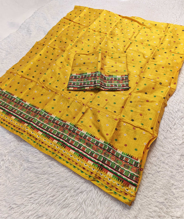 Premium Bhagalpuri Art Toss* Mekhela Sador