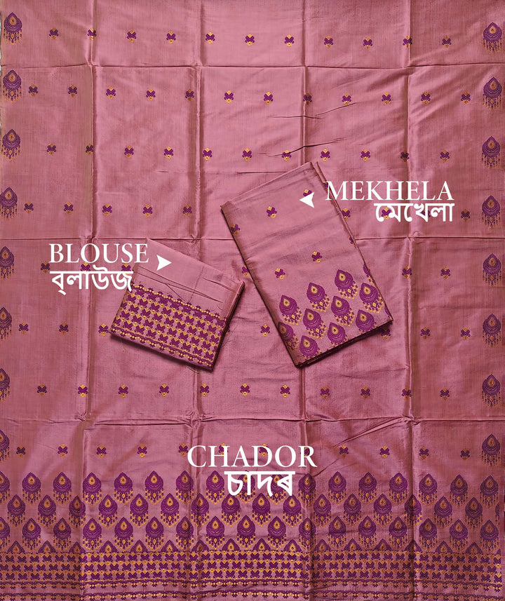 Premium Bhagalpuri Art Toss* Mekhela Sador