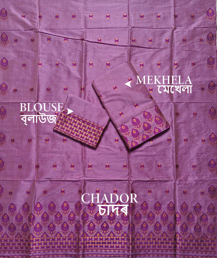 Premium Bhagalpuri Art Toss* Mekhela Sador