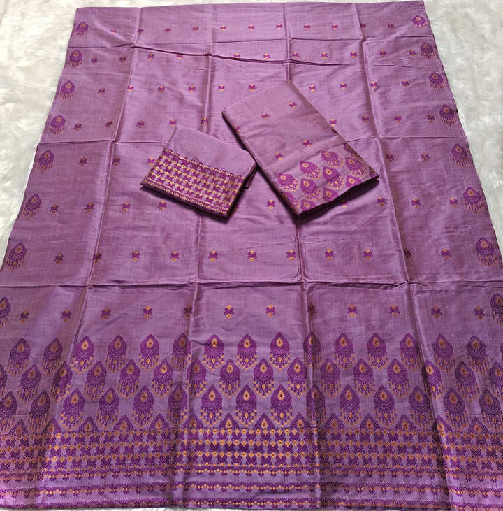 Premium Bhagalpuri Art Toss* Mekhela Sador