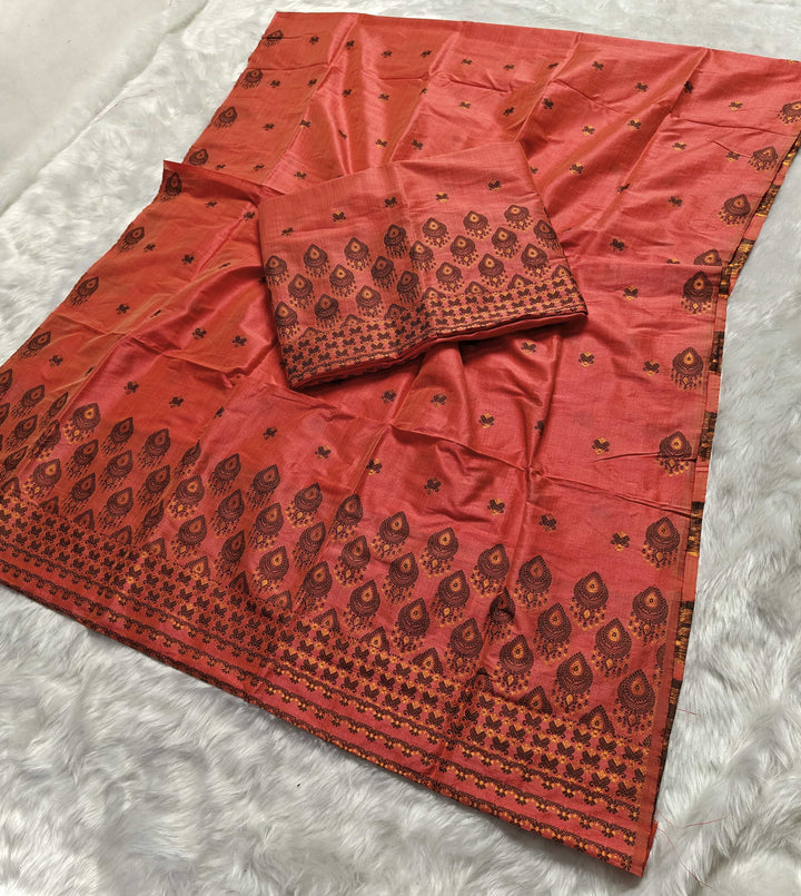 Premium Bhagalpuri Art Toss* Mekhela Sador
