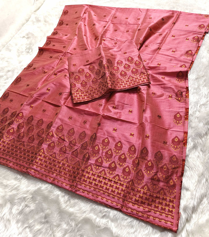 Premium Bhagalpuri Art Toss* Mekhela Sador