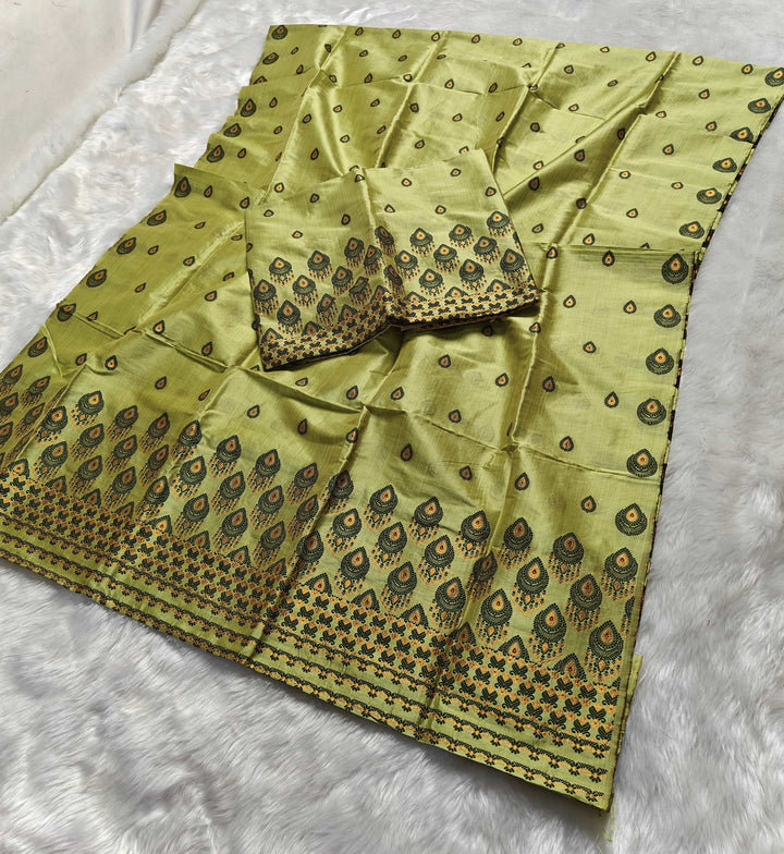 Premium Bhagalpuri Art Toss* Mekhela Sador