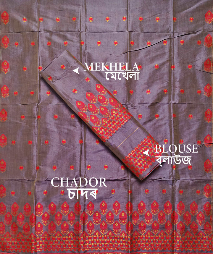 Premium Bhagalpuri Art Toss* Mekhela Sador