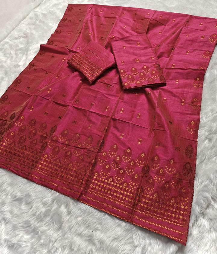 Premium Bhagalpuri Art Toss* Mekhela Sador