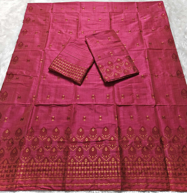 Premium Bhagalpuri Art Toss* Mekhela Sador