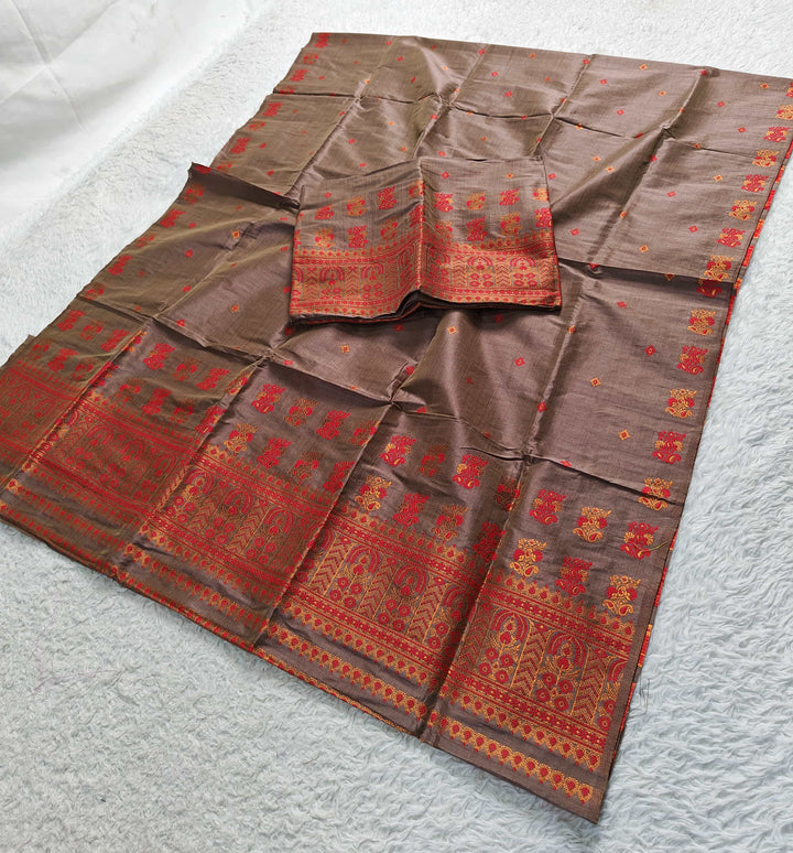 Premium Bhagalpuri Art Toss* Mekhela Sador