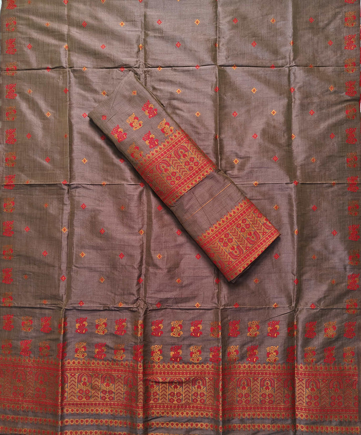 Premium Bhagalpuri Art Toss* Mekhela Sador