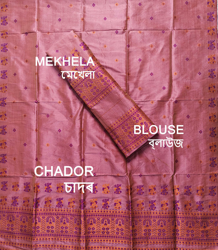 Premium Bhagalpuri Art Toss* Mekhela Sador