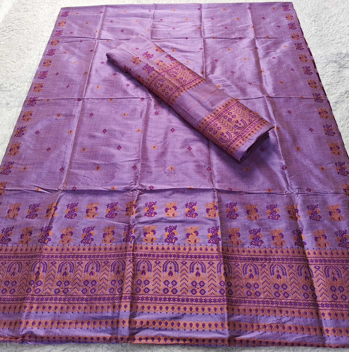 Premium Bhagalpuri Art Toss* Mekhela Sador