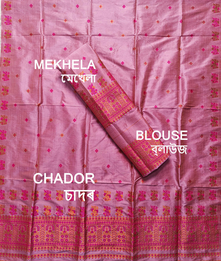 Premium Bhagalpuri Art Toss* Mekhela Sador