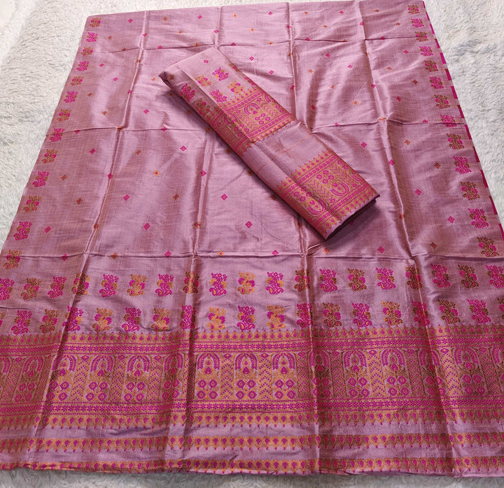 Premium Bhagalpuri Art Toss* Mekhela Sador