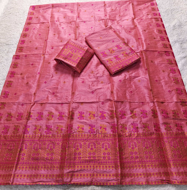Premium Bhagalpuri Art Toss* Mekhela Sador