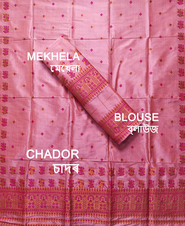 Premium Bhagalpuri Art Toss* Mekhela Sador