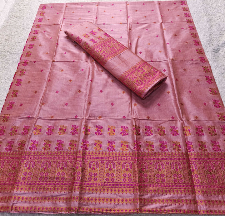 Premium Bhagalpuri Art Toss* Mekhela Sador