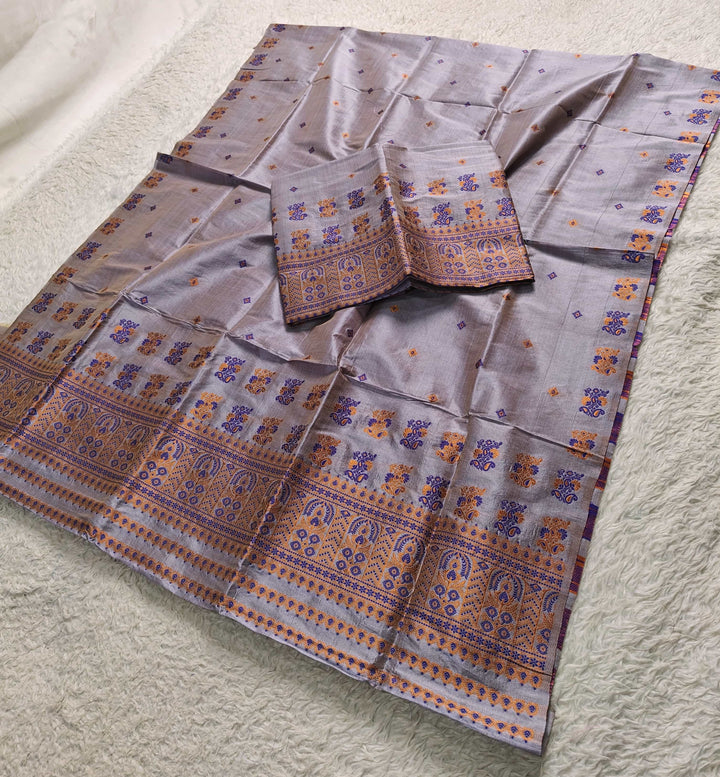 Premium Bhagalpuri Art Toss* Mekhela Sador