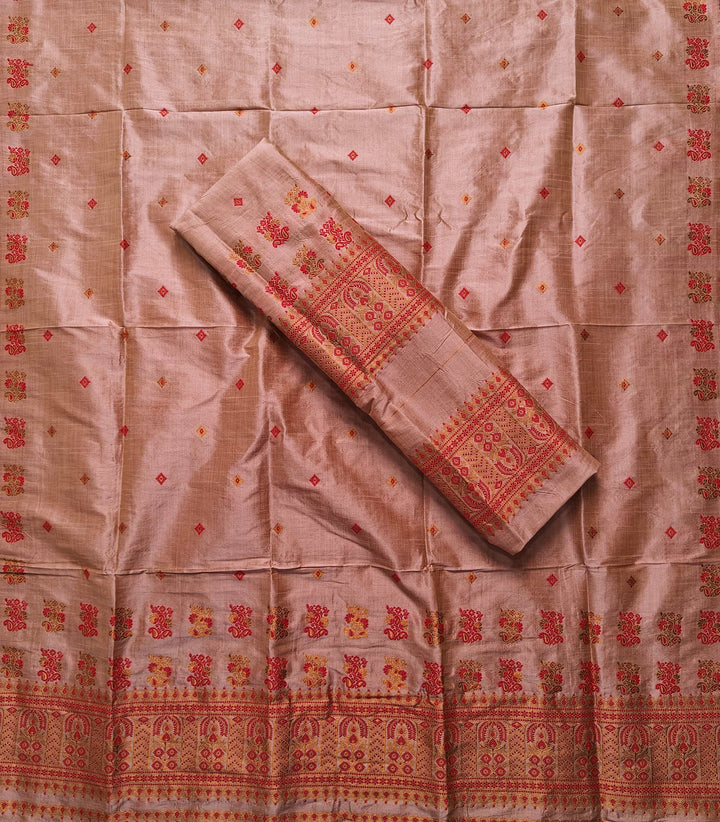 Premium Bhagalpuri Art Toss* Mekhela Sador