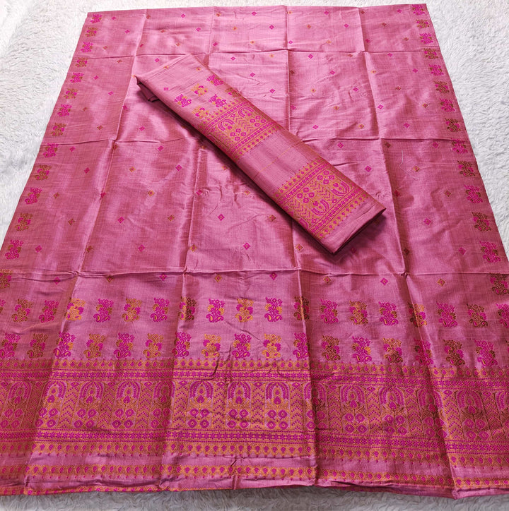 Premium Bhagalpuri Art Toss* Mekhela Sador