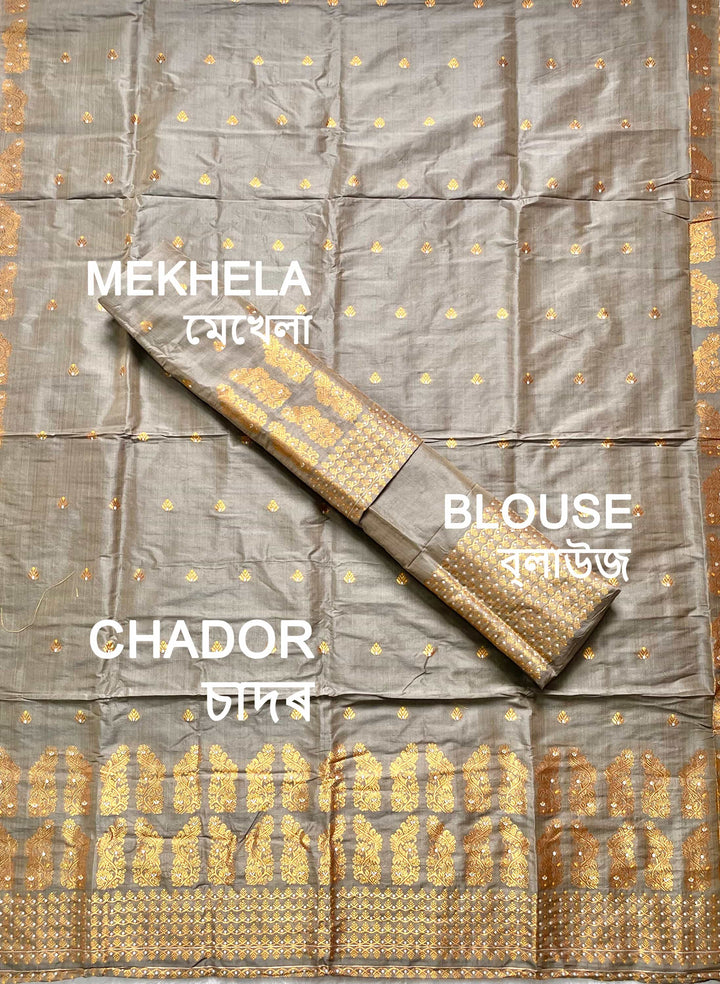 Premium Bhagalpuri Art Toss* Mekhela Sador