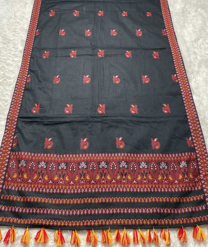 Ready-To-Wear Multi-Dhaga Weaving Work Kesa Cotton* Mekhela Sador