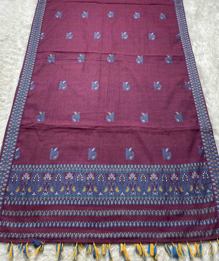 Ready-To-Wear Multi-Dhaga Weaving Work Kesa Cotton* Mekhela Sador