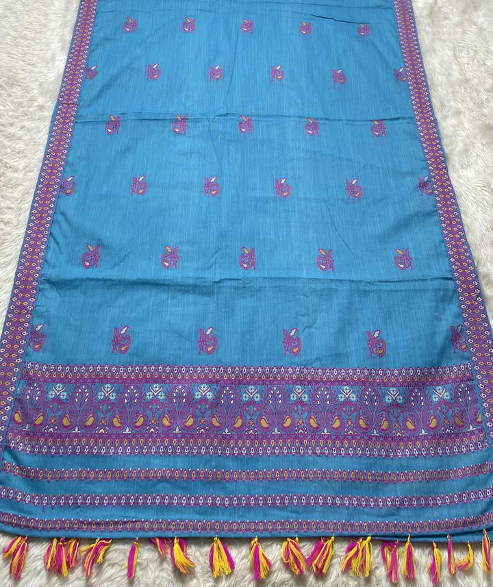 Ready-To-Wear Multi-Dhaga Weaving Work Kesa Cotton* Mekhela Sador
