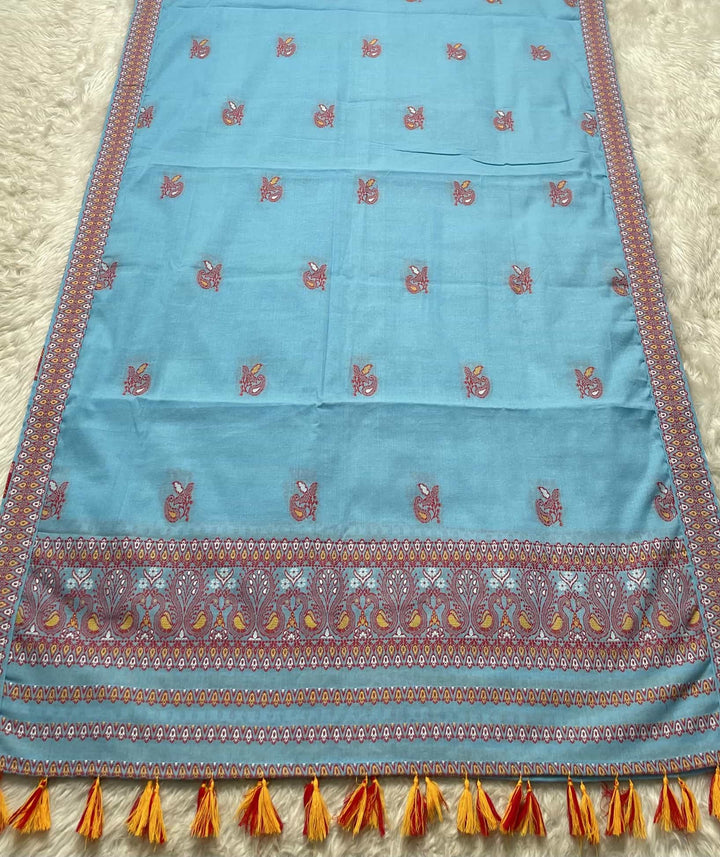 Ready-To-Wear Multi-Dhaga Weaving Work Kesa Cotton* Mekhela Sador