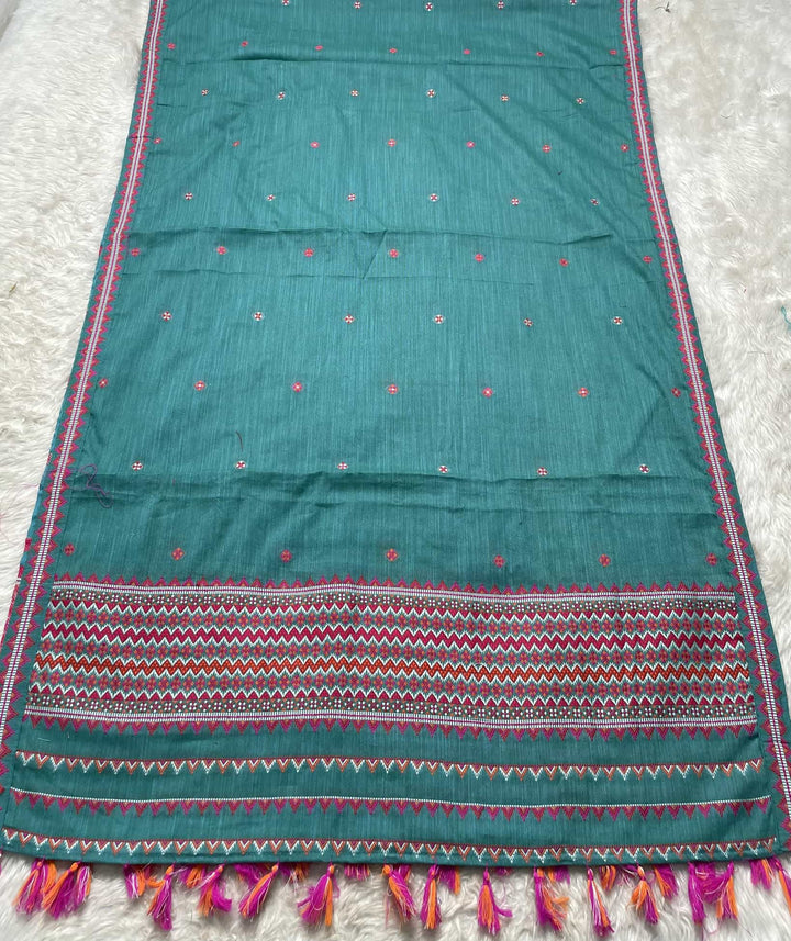 Ready-To-Wear Multi-Dhaga Weaving Work Kesa Cotton* Mekhela Sador