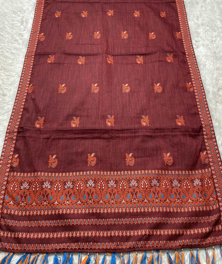 Ready-To-Wear Multi-Dhaga Weaving Work Kesa Cotton* Mekhela Sador