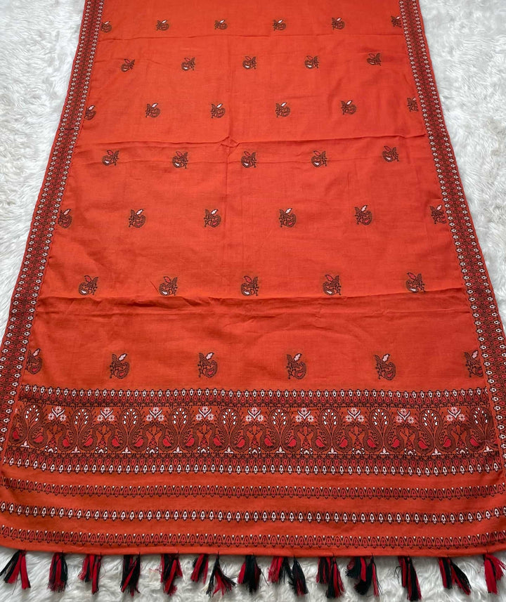 Ready-To-Wear Multi-Dhaga Weaving Work Kesa Cotton* Mekhela Sador
