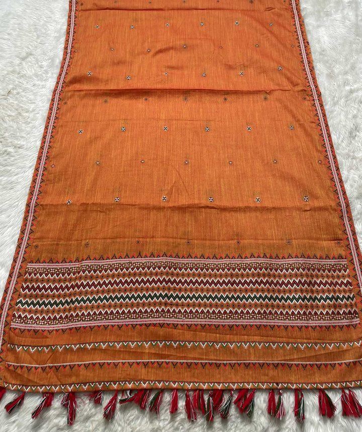 Ready-To-Wear Multi-Dhaga Weaving Work Kesa Cotton* Mekhela Sador