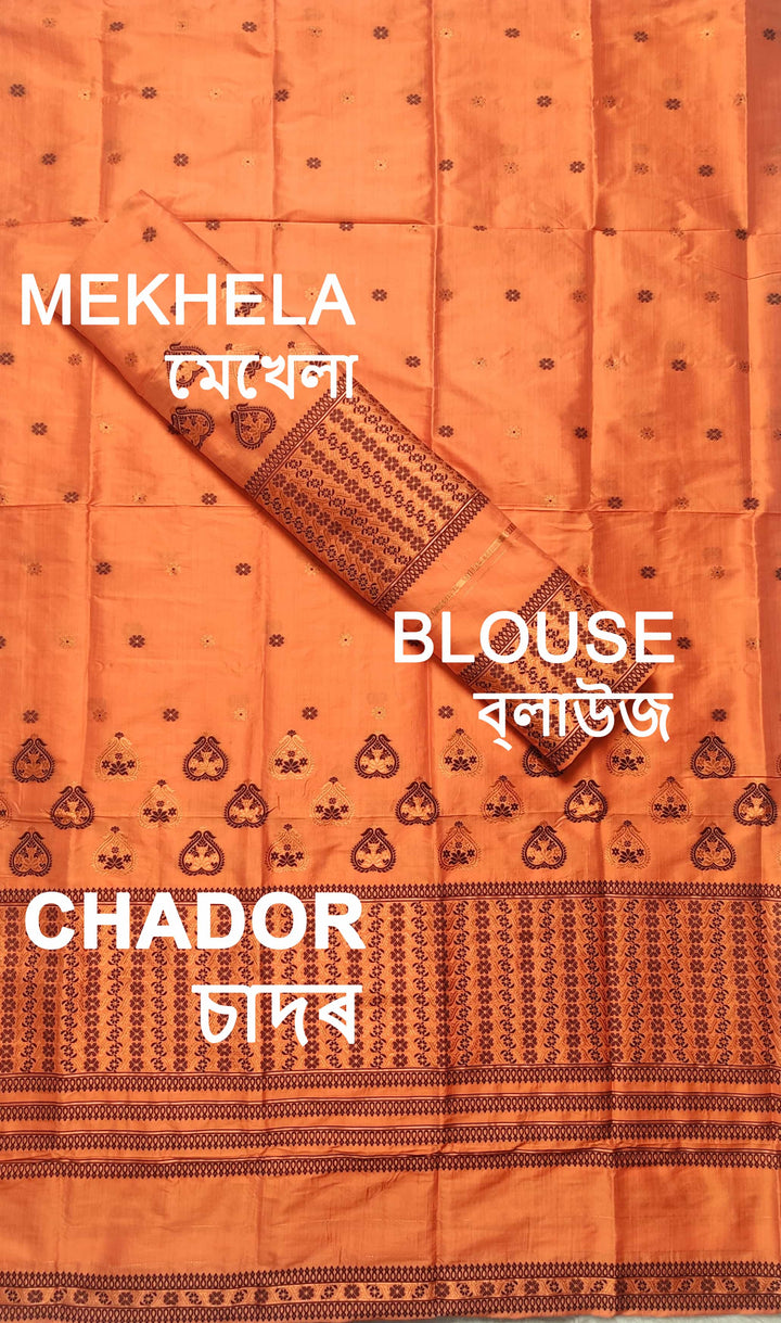 Premium Bhagalpuri Art Toss* Mekhela Sador
