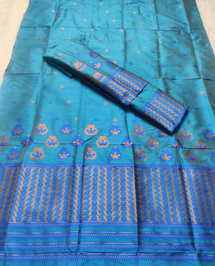 Premium Bhagalpuri Art Toss* Mekhela Sador