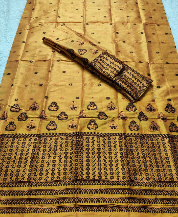 Premium Bhagalpuri Art Toss* Mekhela Sador