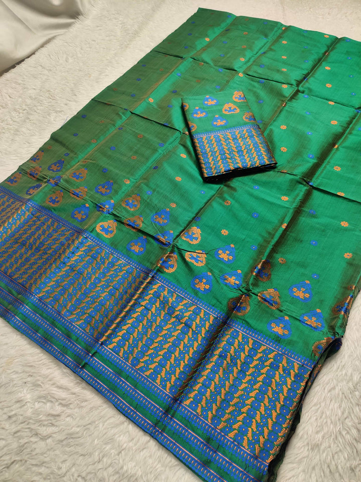 Premium Bhagalpuri Art Toss* Mekhela Sador