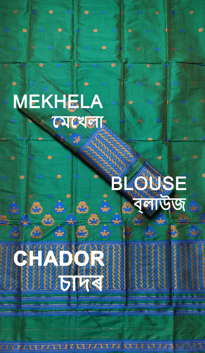 Premium Bhagalpuri Art Toss* Mekhela Sador