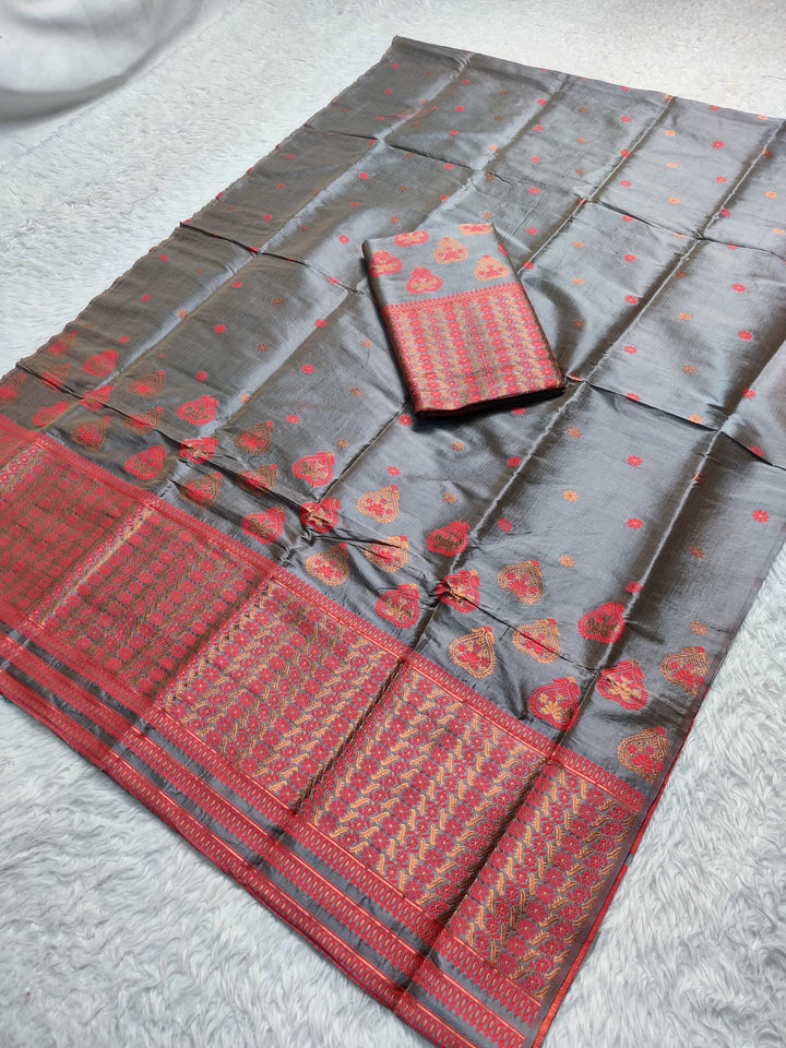 Premium Bhagalpuri Art Toss* Mekhela Sador