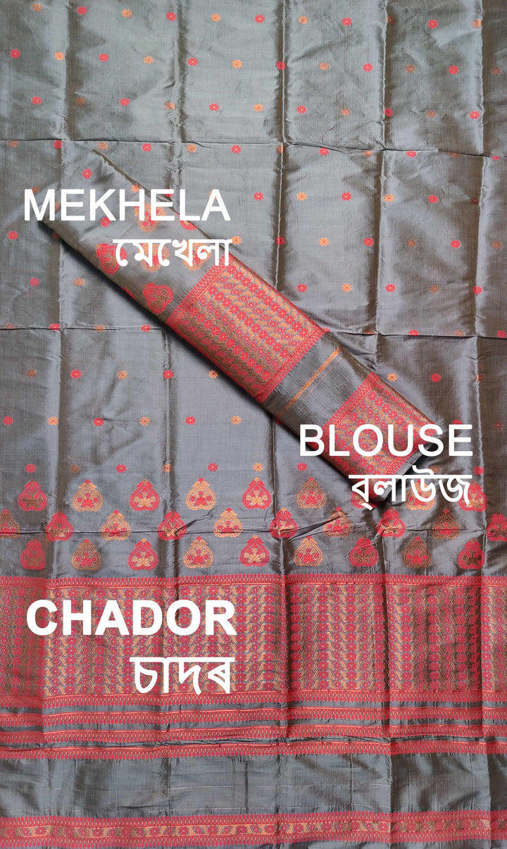 Premium Bhagalpuri Art Toss* Mekhela Sador