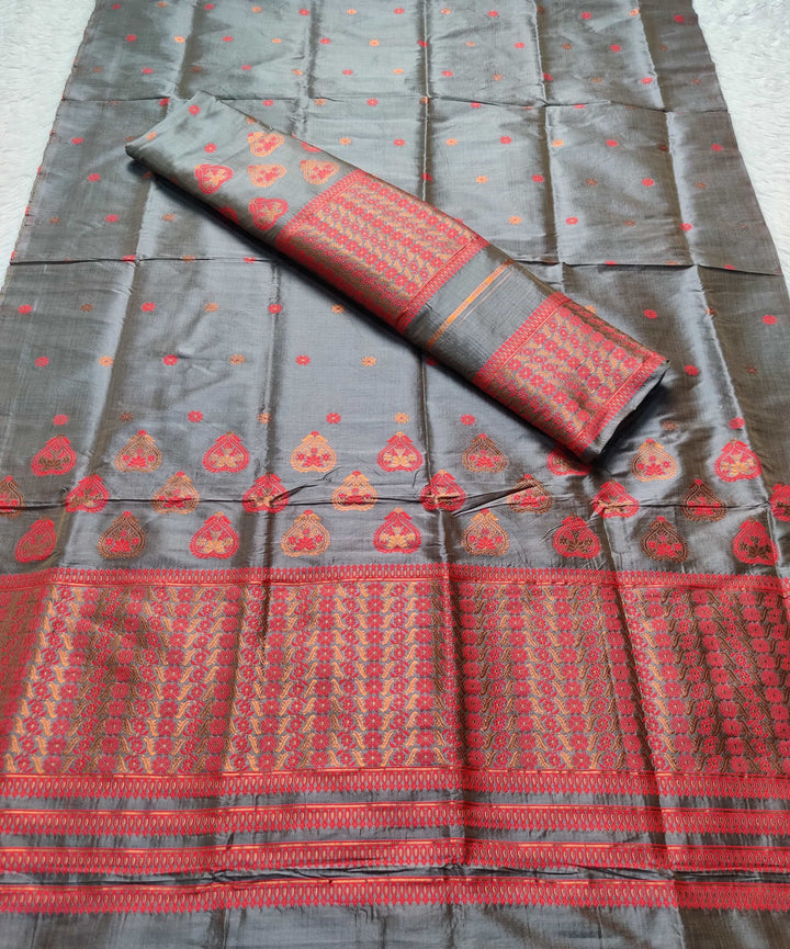 Premium Bhagalpuri Art Toss* Mekhela Sador